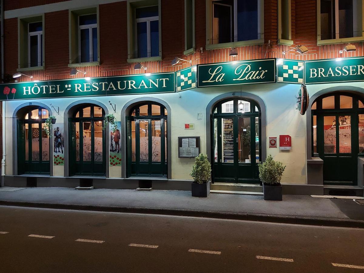 Hotel De La Paix Albert Buitenkant foto